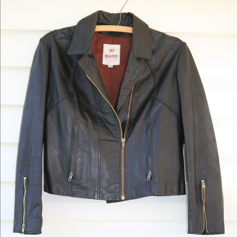Vintage Women’s Rome Leather Jacket